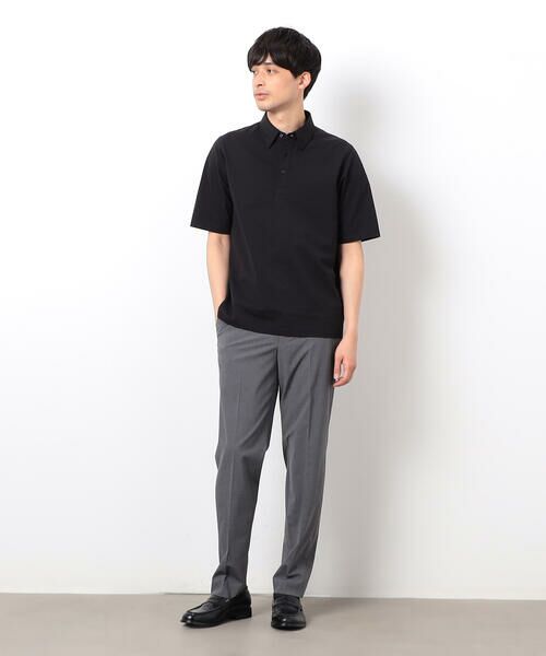 35625　メンズ　ポロシャツ　黒ほか　サイズＭ 25SS｜WEB限定】MEN ホールガーメントニットポロ ブラック