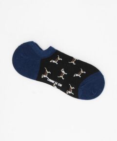 COMME CA ISM / コムサイズム ソックス | ポインター犬柄 アンクル ソックス