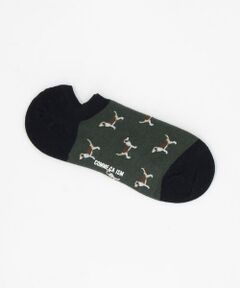 COMME CA ISM / コムサイズム ソックス | ポインター犬柄 アンクル ソックス