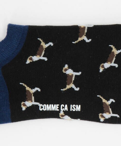 COMME CA ISM / コムサイズム ソックス | ポインター犬柄 アンクル ソックス | 詳細1