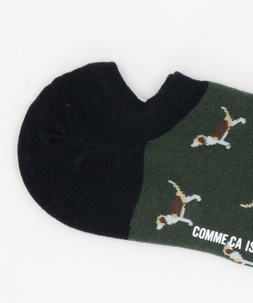 COMME CA ISM / コムサイズム ソックス | ポインター犬柄 アンクル ソックス | 詳細3