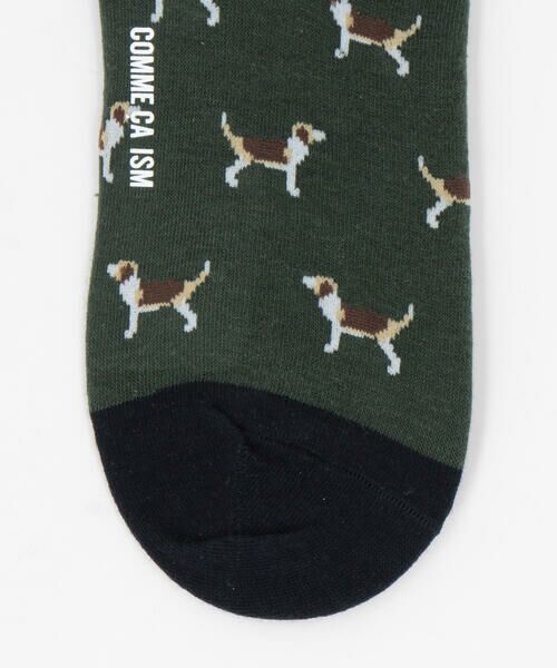 COMME CA ISM / コムサイズム ソックス | ポインター犬柄 アンクル ソックス | 詳細4