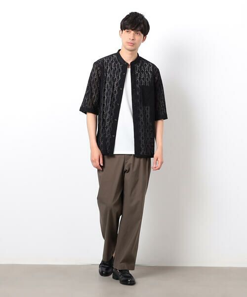 COMME CA ISM / コムサイズム チノ・ワークパンツ | ガムストレッチ ２タックチノ | 詳細8