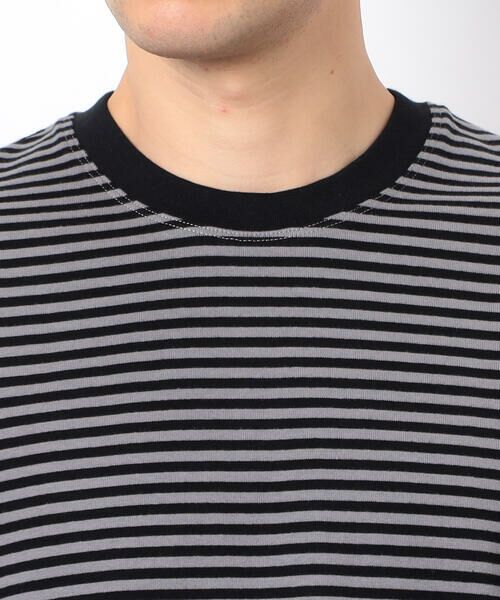 COMME CA ISM / コムサイズム Tシャツ | 【コットン100%】USAコットン ボーダーTシャツ | 詳細8