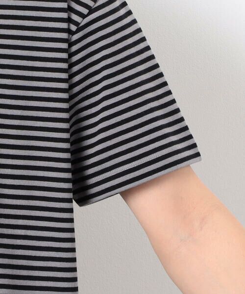 COMME CA ISM / コムサイズム Tシャツ | 【コットン100%】USAコットン ボーダーTシャツ | 詳細9