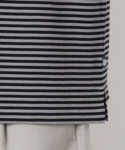 COMME CA ISM / コムサイズム Tシャツ | 【コットン100%】USAコットン ボーダーTシャツ | 詳細10