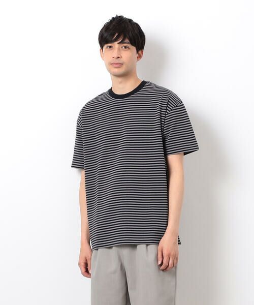 COMME CA ISM / コムサイズム Tシャツ | 【コットン100%】USAコットン ボーダーTシャツ | 詳細3