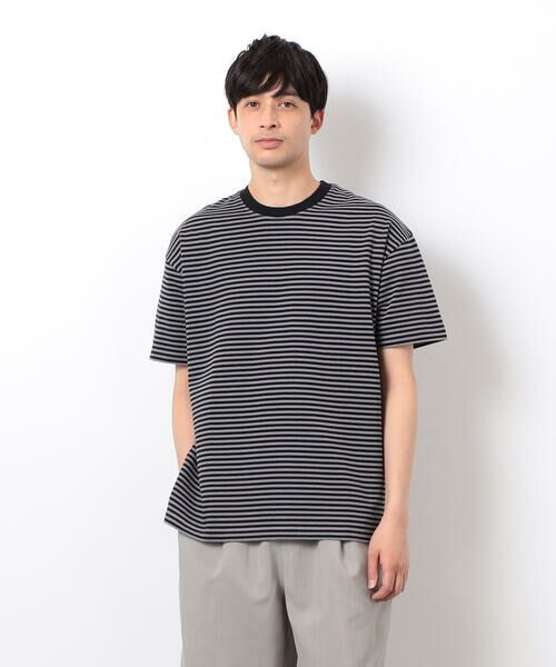 COMME CA ISM / コムサイズム Tシャツ | 【コットン100%】USAコットン ボーダーTシャツ | 詳細4
