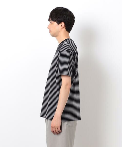 COMME CA ISM / コムサイズム Tシャツ | 【コットン100%】USAコットン ボーダーTシャツ | 詳細6