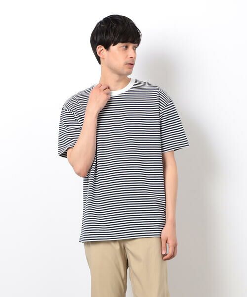 COMME CA ISM / コムサイズム Tシャツ | 【コットン100%】USAコットン ボーダーTシャツ | 詳細15