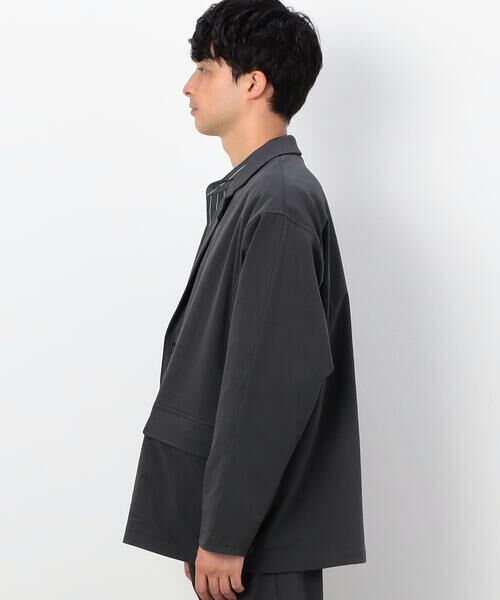 COMME CA ISM / コムサイズム テーラードジャケット | 【セットアップ対応】ナイロン裏毛 リラックス ジャケット | 詳細9