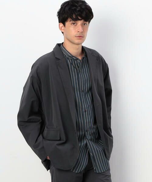 COMME CA ISM / コムサイズム テーラードジャケット | 【セットアップ対応】ナイロン裏毛 リラックス ジャケット | 詳細6