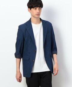 COMME CA ISM / コムサイズム テーラードジャケット | ３Ｄエアートリコット ７分袖ジャケット