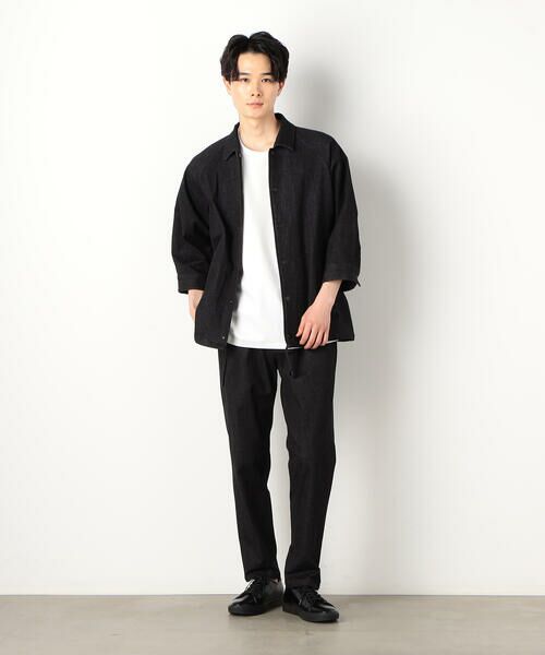 COMME CA ISM / コムサイズム Gジャン・デニムジャケット | ７分袖 デニム コーチジャケット | 詳細1