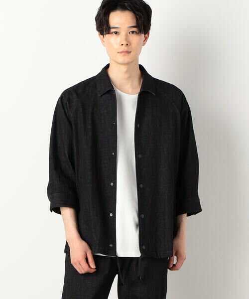 COMME CA ISM / コムサイズム Gジャン・デニムジャケット | ７分袖 デニム コーチジャケット | 詳細3