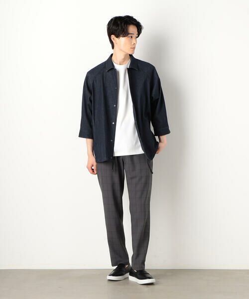 COMME CA ISM / コムサイズム Gジャン・デニムジャケット | ７分袖 デニム コーチジャケット | 詳細6