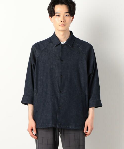 COMME CA ISM / コムサイズム Gジャン・デニムジャケット | ７分袖 デニム コーチジャケット | 詳細8