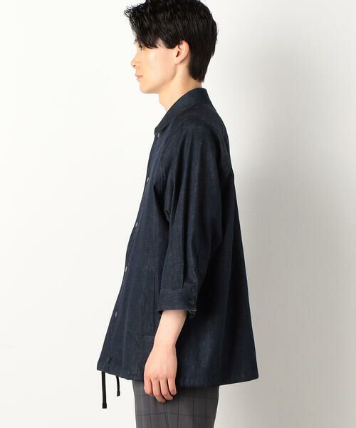 COMME CA ISM / コムサイズム Gジャン・デニムジャケット | ７分袖 デニム コーチジャケット | 詳細9