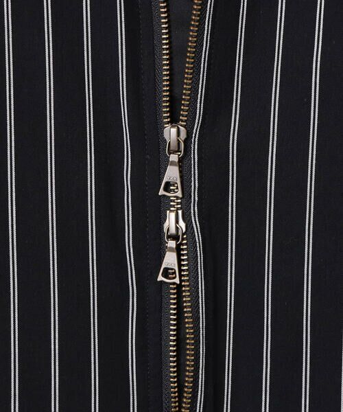 COMME CA ISM / コムサイズム ブルゾン | ストライプ ジップアップ シャツブルゾン | 詳細12