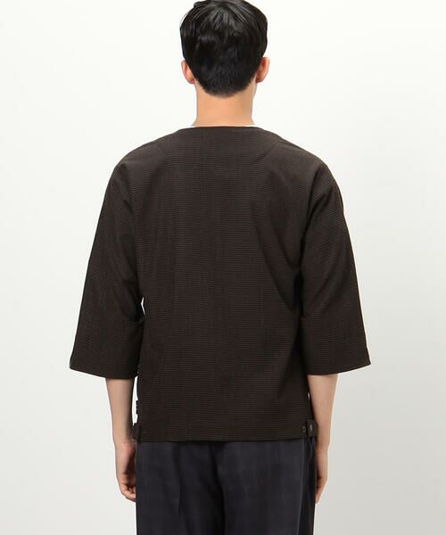 COMME CA ISM / コムサイズム ブルゾン | 3Dエアートリコット ノーカラーブルゾン | 詳細11