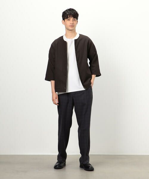 COMME CA ISM / コムサイズム ブルゾン | 3Dエアートリコット ノーカラーブルゾン | 詳細5