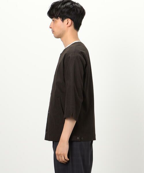 COMME CA ISM / コムサイズム ブルゾン | 3Dエアートリコット ノーカラーブルゾン | 詳細10