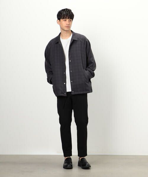 COMME CA ISM / コムサイズム その他アウター | チェック柄 コーチジャケット | 詳細1