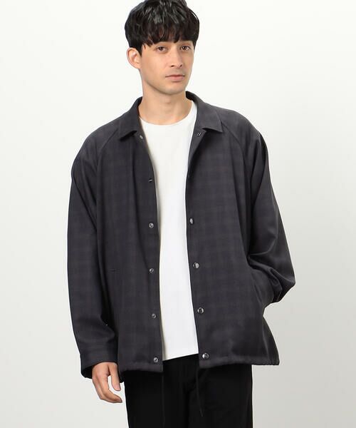 COMME CA ISM / コムサイズム その他アウター | チェック柄 コーチジャケット | 詳細3