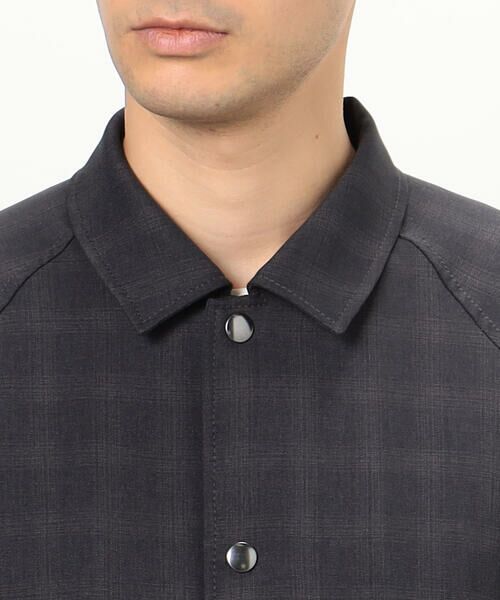 COMME CA ISM / コムサイズム その他アウター | チェック柄 コーチジャケット | 詳細7