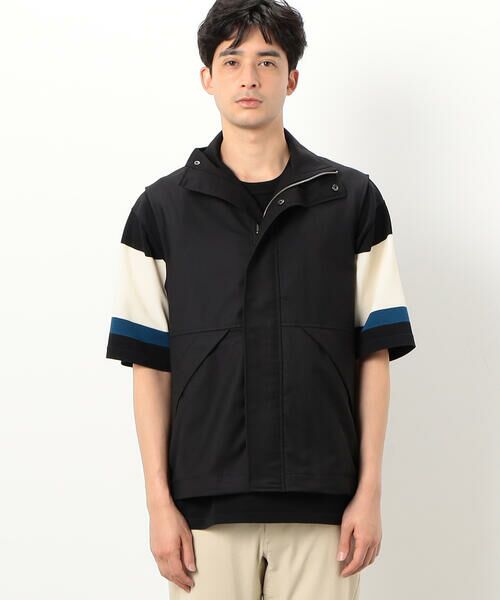 COMME CA ISM / コムサイズム ベスト | スタンドカラー ジップアップ ベスト | 詳細6