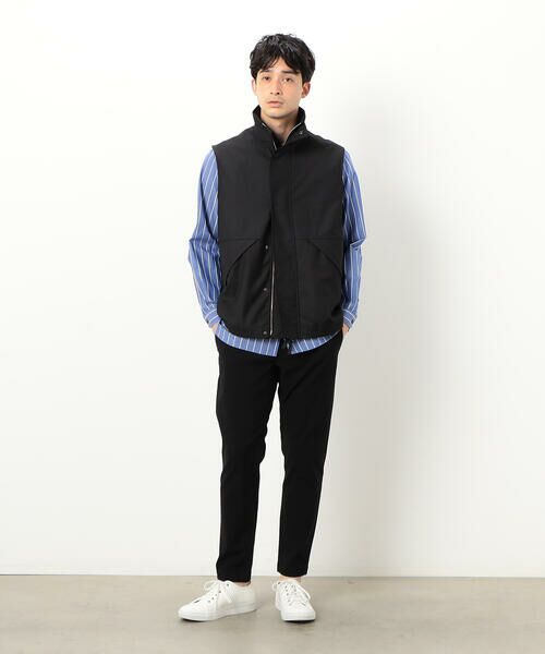 COMME CA ISM / コムサイズム ベスト | スタンドカラー ジップアップ ベスト | 詳細2