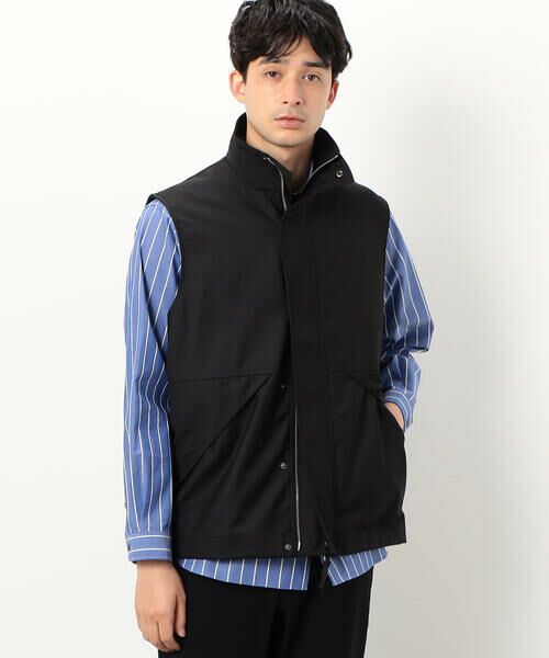 COMME CA ISM / コムサイズム ベスト | スタンドカラー ジップアップ ベスト | 詳細5
