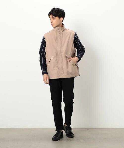 COMME CA ISM / コムサイズム ベスト | スタンドカラー ジップアップ ベスト | 詳細17