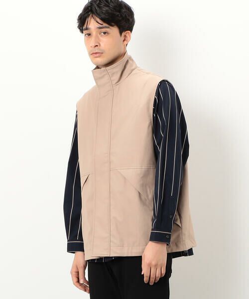 COMME CA ISM / コムサイズム ベスト | スタンドカラー ジップアップ ベスト | 詳細18
