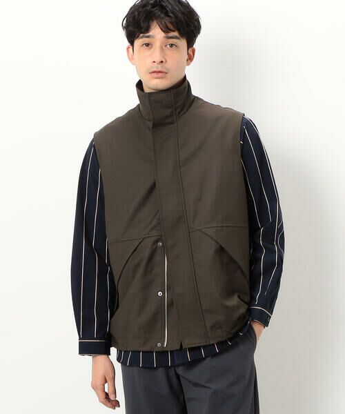 COMME CA ISM / コムサイズム ベスト | スタンドカラー ジップアップ ベスト | 詳細24