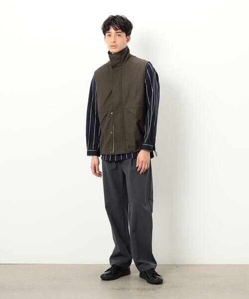 COMME CA ISM / コムサイズム ベスト | スタンドカラー ジップアップ ベスト | 詳細20