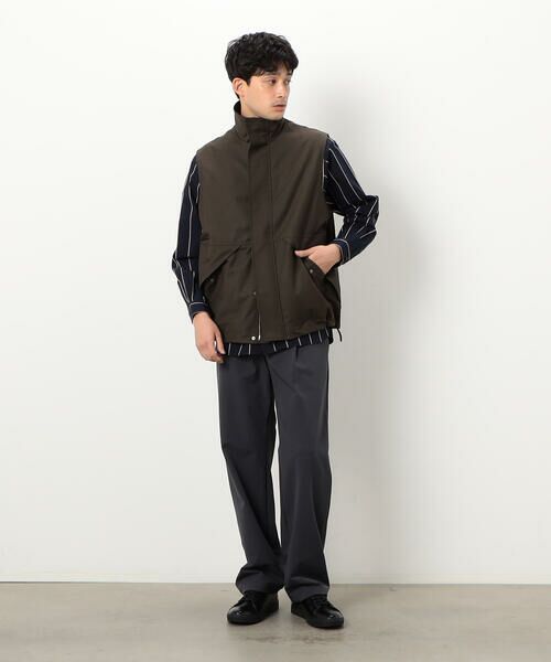 COMME CA ISM / コムサイズム ベスト | スタンドカラー ジップアップ ベスト | 詳細21