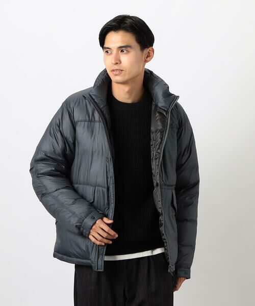 COMME CA ISM / コムサイズム ダウンジャケット・ベスト | テックナイロン ダウンブルゾン(ネイビー)
