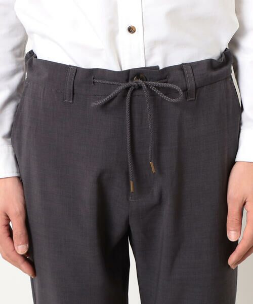 COMME CA ISM / コムサイズム スラックス・ドレスパンツ | 【セットアップ対応】ウールライク ストレッチ テーパードパンツ | 詳細7