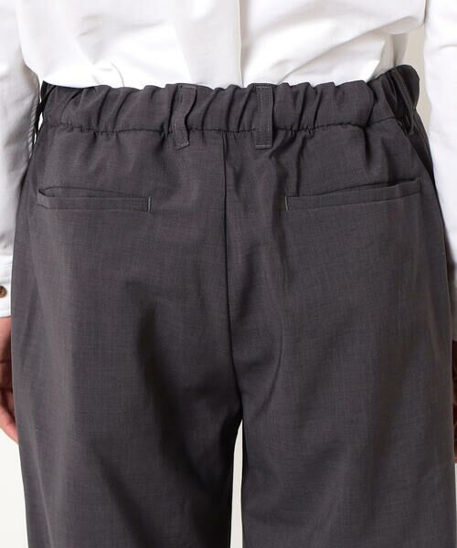COMME CA ISM / コムサイズム スラックス・ドレスパンツ | 【セットアップ対応】ウールライク ストレッチ テーパードパンツ | 詳細8