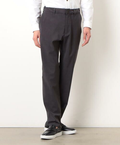 COMME CA ISM / コムサイズム スラックス・ドレスパンツ | 【セットアップ対応】ウールライク ストレッチ テーパードパンツ | 詳細2