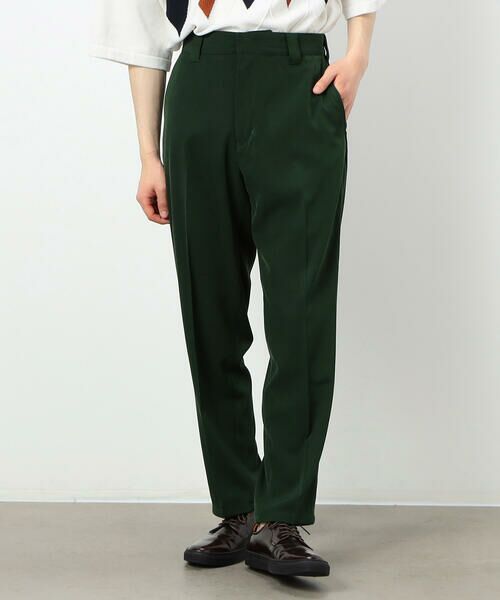 COMME CA ISM/コムサイズム カラー ストレッチ スラックス グリーン M COMME CA ISM/コムサイズム カラー ストレッチ スラックス グリーン M