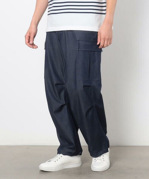 COMME CA ISM / コムサイズム カーゴパンツ | デニムライク カーゴパンツ | 詳細6