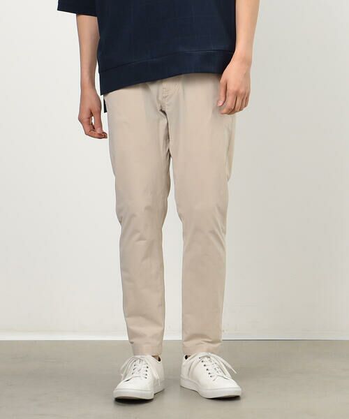 COMME CA ISM / コムサイズム その他パンツ | 梨地ジョーゼット ガムストレッチ クライミングパンツ(アイボリー)