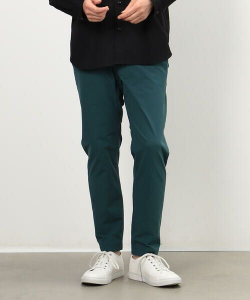 COMME CA ISM / コムサイズム その他パンツ | 梨地ジョーゼット ガムストレッチ クライミングパンツ(ターコイズグリーン)