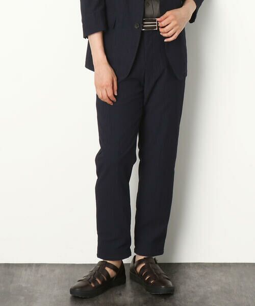 COMME CA ISM / コムサイズム スラックス・ドレスパンツ | 【セットアップ対応】 イージーパンツ(ネイビー)