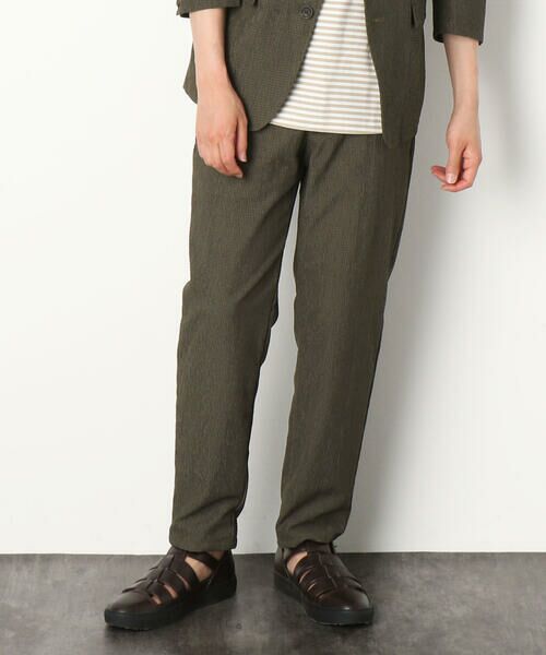 COMME CA ISM / コムサイズム スラックス・ドレスパンツ | 【セットアップ対応】 イージーパンツ(オリーブ)