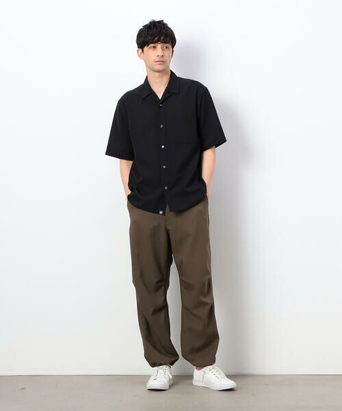 COMME CA ISM / コムサイズム シャツ・ブラウス | リネンライクストレッチ オープンカラーシャツ | 詳細1