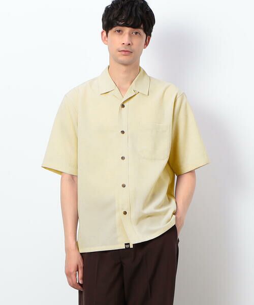 COMME CA ISM / コムサイズム シャツ・ブラウス | リネンライクストレッチ オープンカラーシャツ | 詳細5
