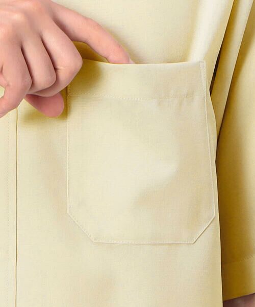 COMME CA ISM / コムサイズム シャツ・ブラウス | リネンライクストレッチ オープンカラーシャツ | 詳細10